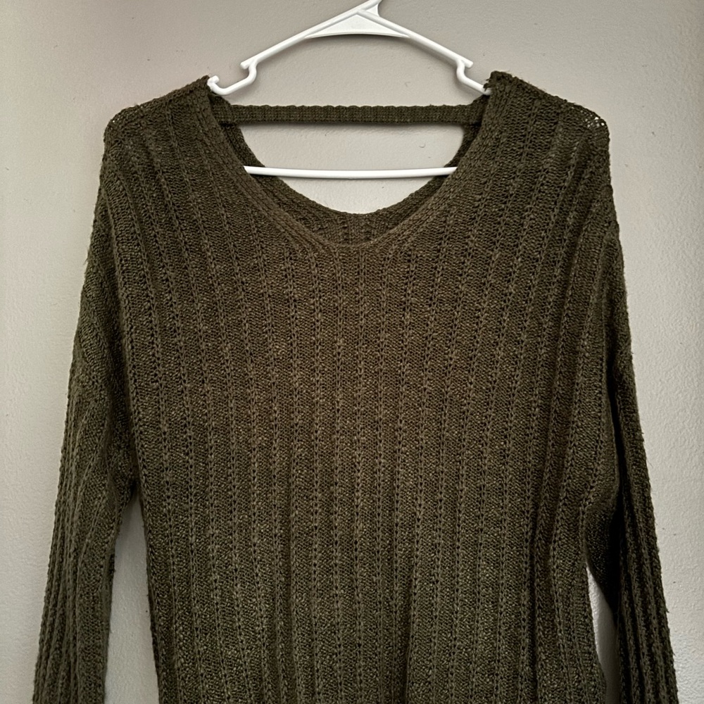 Olive Green Women's Sweater